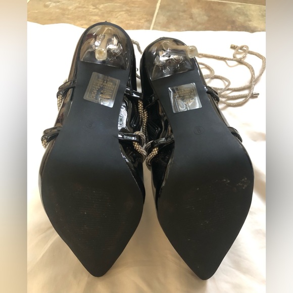 AZALEA WANG DIAMOND DRIP STILETTO BOOTIES SIZE: 9 - Picture 3 of 11